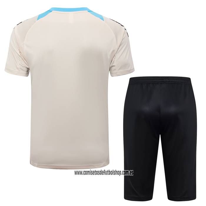 Chandal del Argentina 24-25 Manga Corta Amarillo - Pantalon Corto